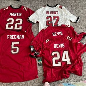 Officially signed, buccaneer jerseys